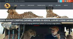 Desktop Screenshot of africangametreksafaris.com